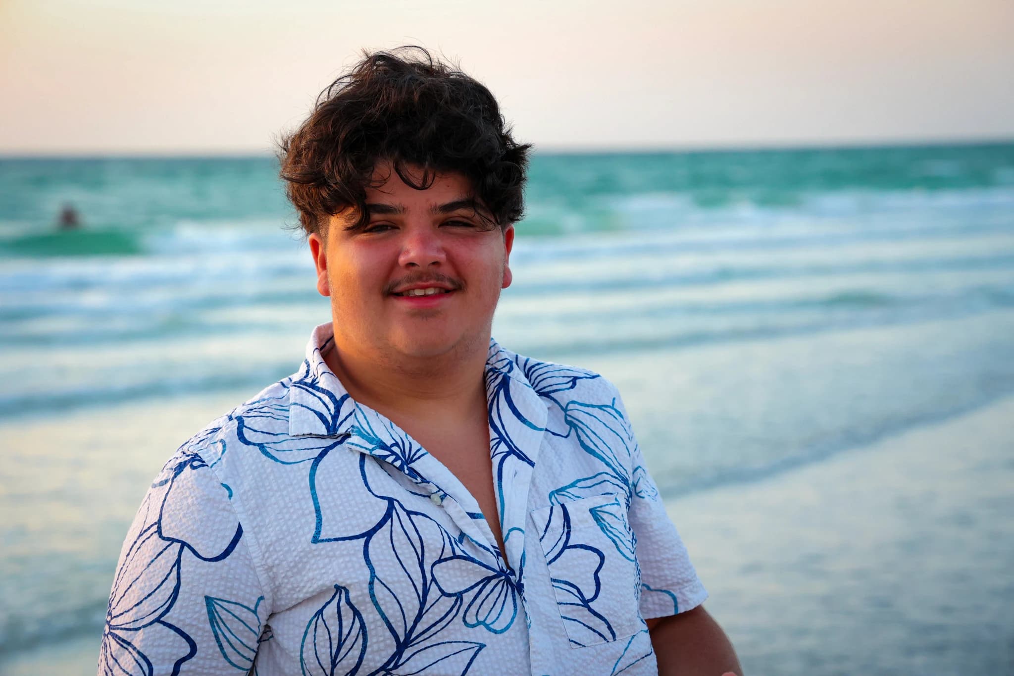 Beachside portrait