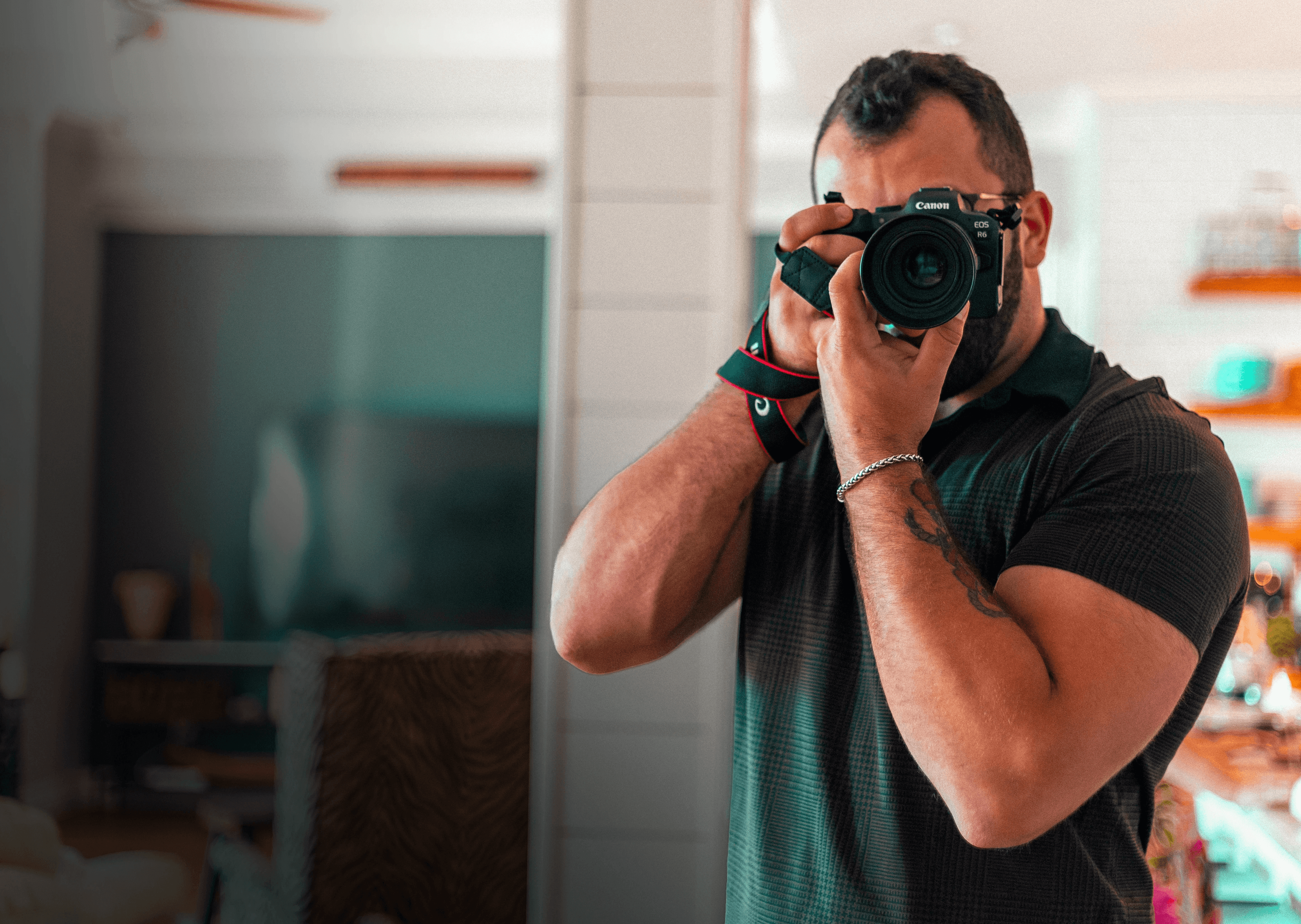 Jake Mantel behind the camera